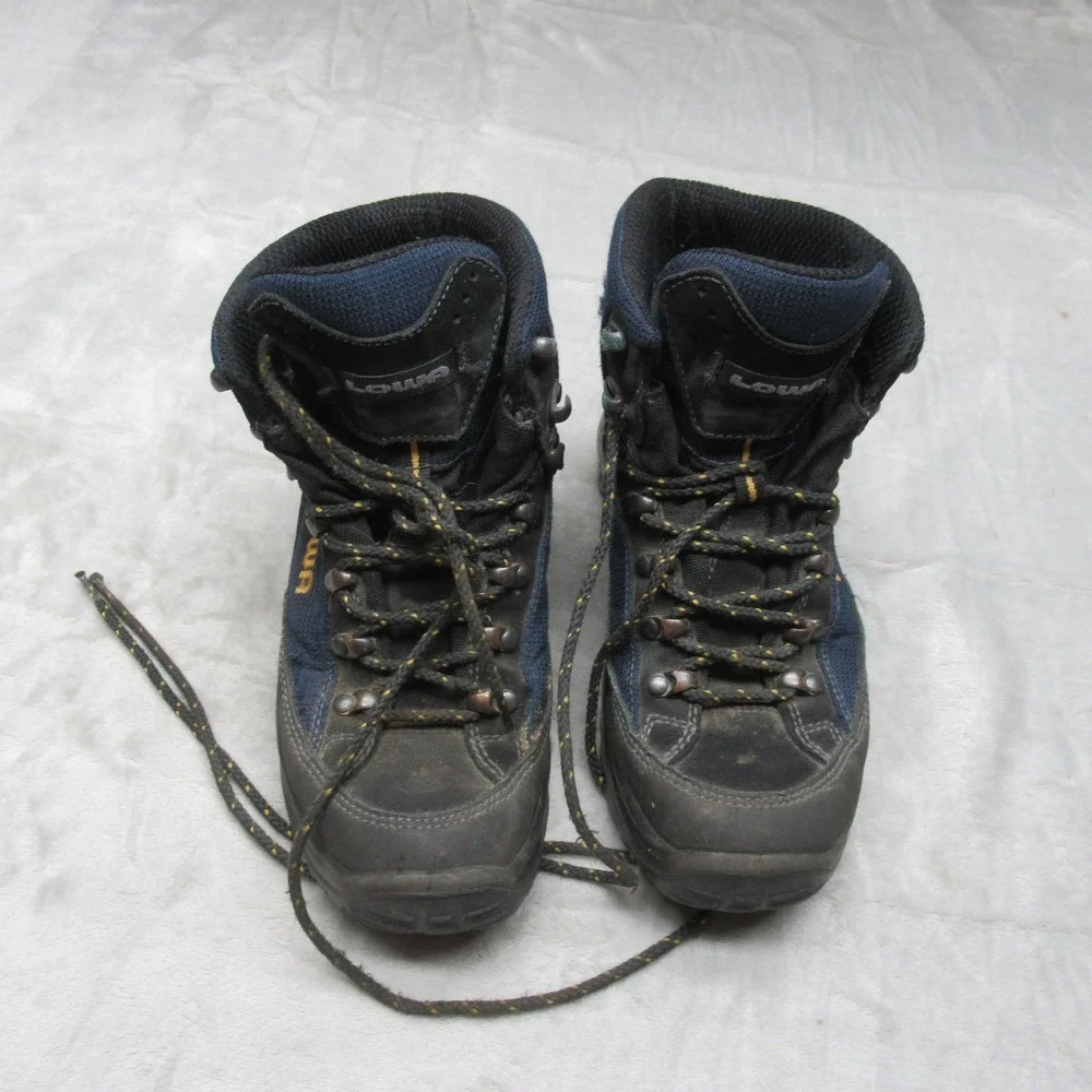 Lowa Hiking Boots Womens 5 Blue Gore-Tex‎ Waterproof Renegade GTX Mid Outdoor